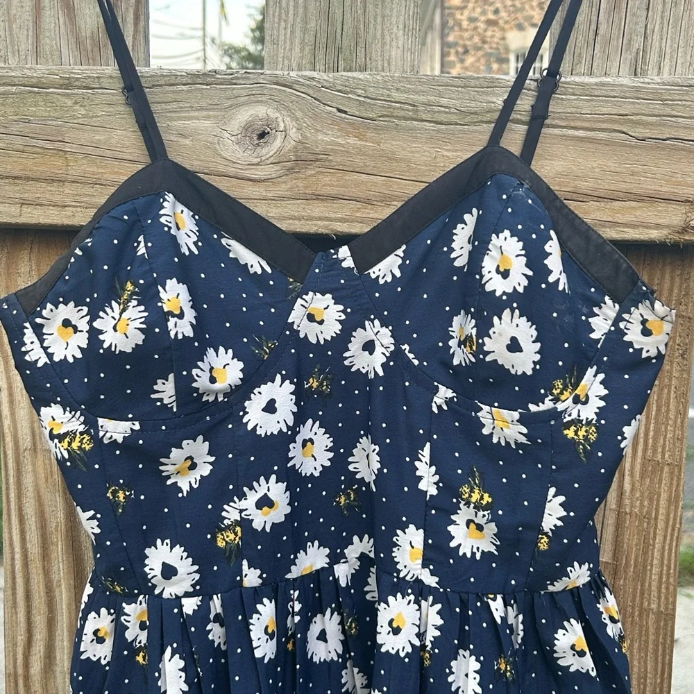 dELiA*s Navy Floral Dress - Picture 3 of 4